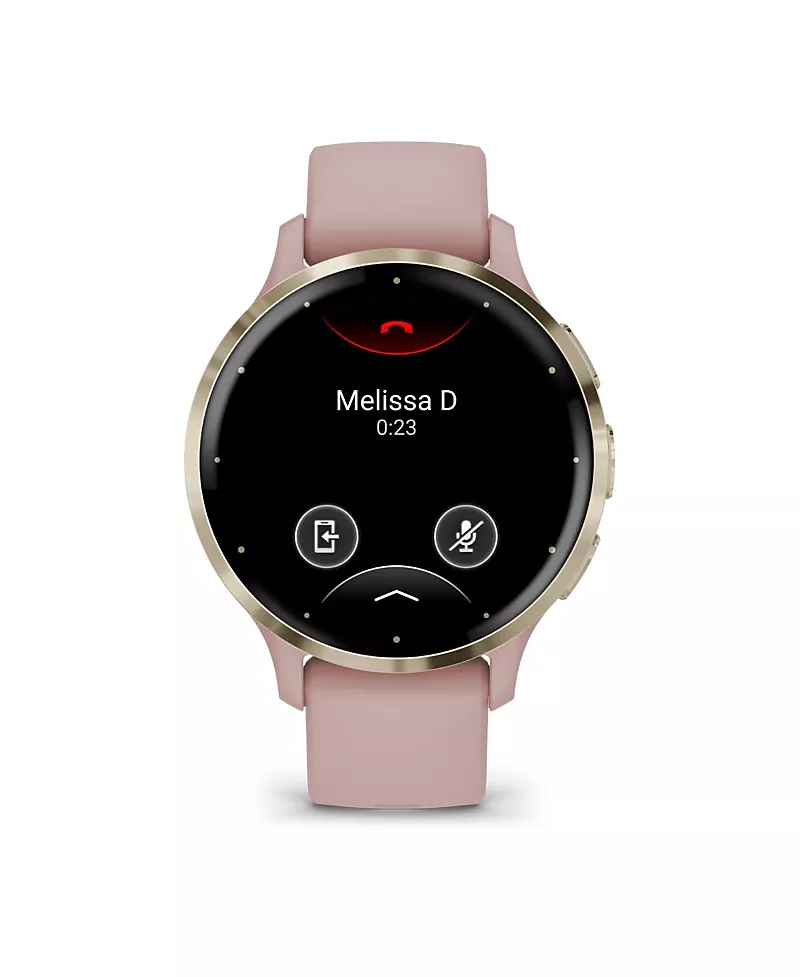 Garmin Venu 3S Watch, Dust Rose + Soft Gold