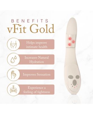 vFit Gold Smart Vaginal Wellness Device Powered by Red LED Light Technology