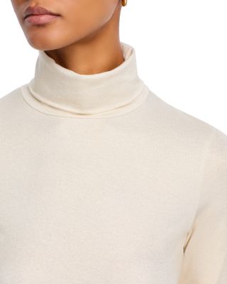 Metallic Turtleneck Top
