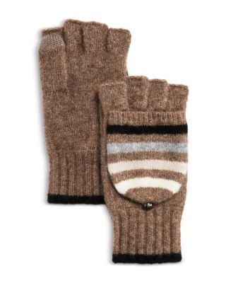 Echo - Striped Pop Top Mittens