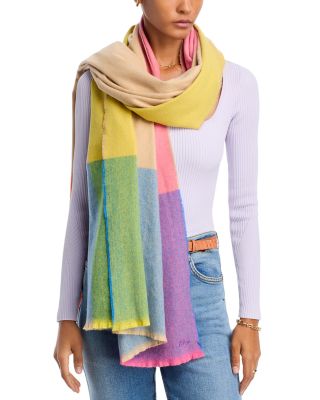 Echo Color Block Blanket Wrap