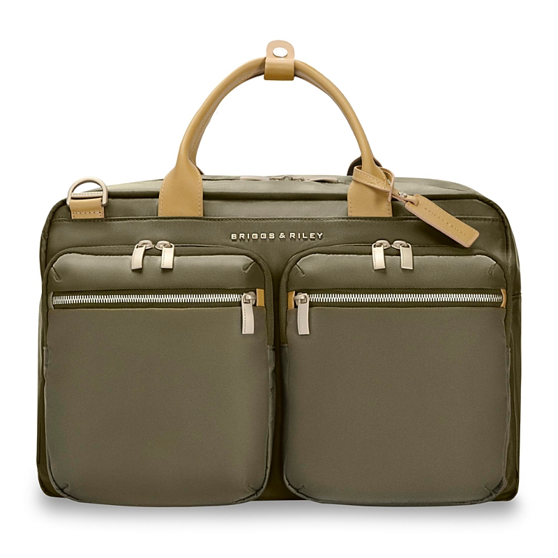 Briggs & Riley Multi-pocket Cabin Bag In Olive