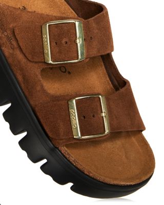 Women&#39;s Arizona Chunky Buckled Slide Sandals