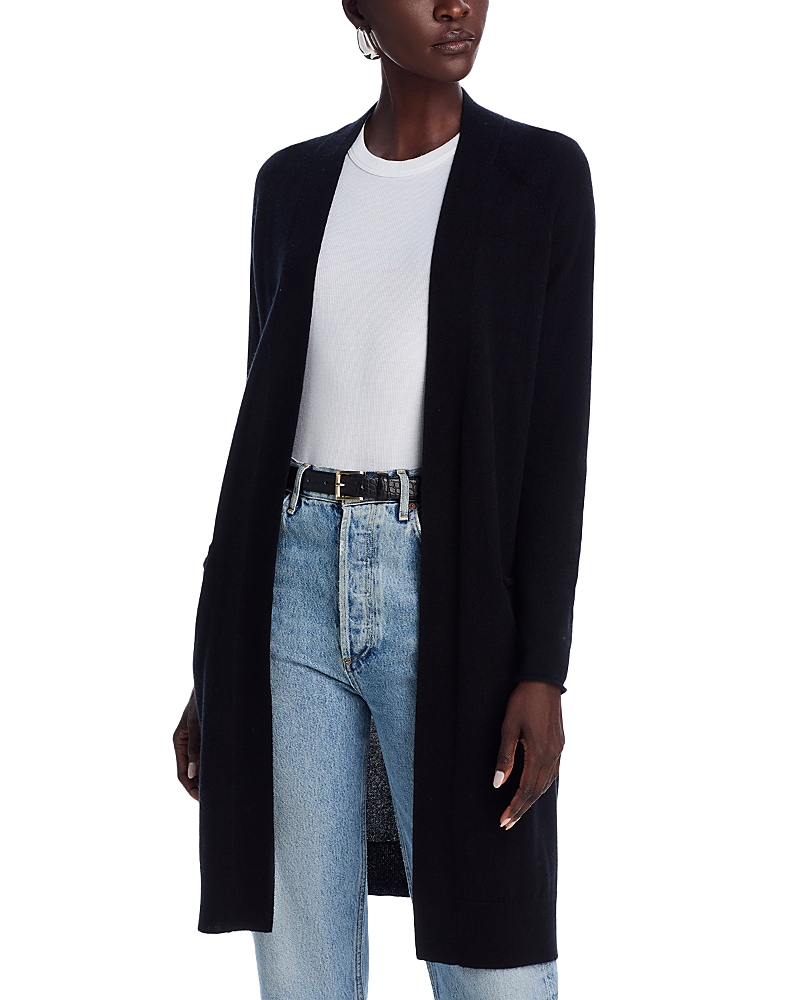 C By Bloomingdale's Cashmere Duster Cardigan - Exclusive In Black