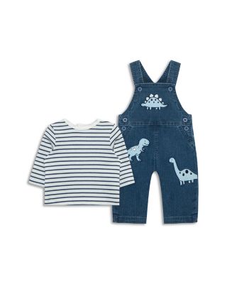 Little Me - Boys' Dino Overall & Striped Top Set - Baby