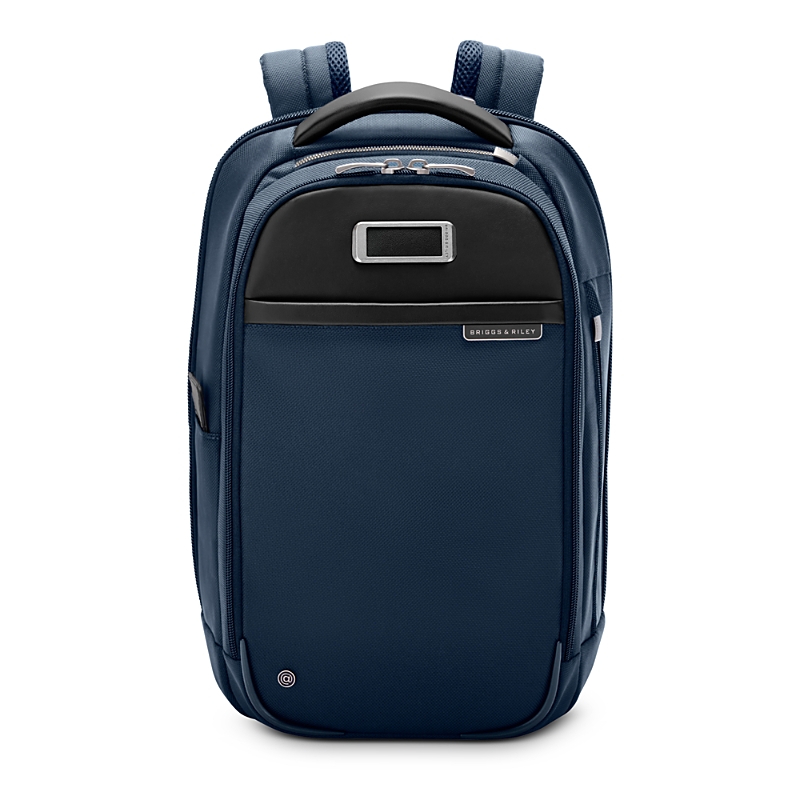 Briggs & Riley Slim Backpack In Navy