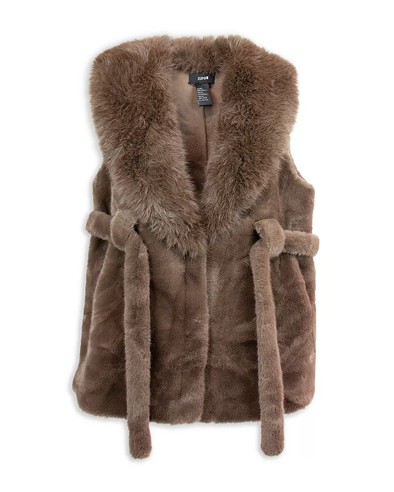 Surell Faux Fur Vest