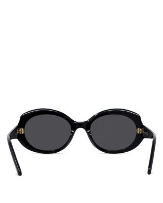 Slim Geometric Sunglasses, 54mm