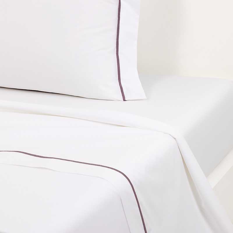 Yves Delorme Athena Flat Sheet, King In Iris