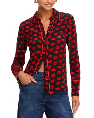 Alice and Olivia - Willa Silk Shirt