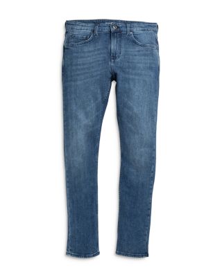 Oaro Slim Fit Italian Denim Jeans in Bright Blue 