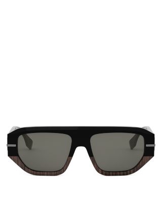 Fendi Fendigraphy Geometric Sunglasses, 54mm | Bloomingdale's