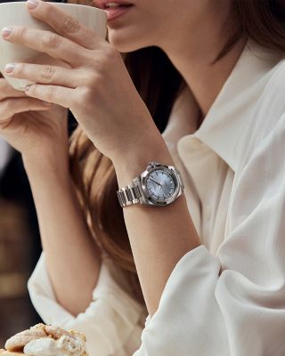 Conquest Sunray Blue Watch, 34mm