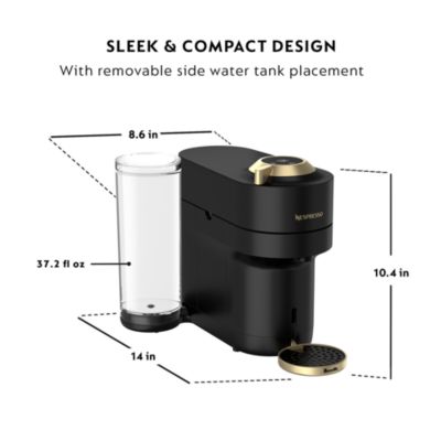 Vertuo Pop+ Deluxe Coffee and Espresso Maker with Aeroccino Milk Frother