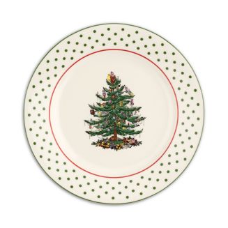 Spode Christmas Tree Polka Dot Dessert Plates, Set of 4 | Bloomingdale's