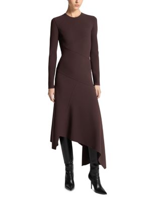 Michael Kors Collection - Wool Blend Asymmetric Dress