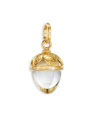 Temple St. Clair 18K Yellow Gold Fj Crystal & Diamond Arcadia Amulet Pendant