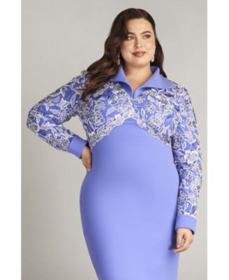 Plus Hutton Collar Dress