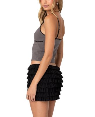 Elin Lace Trim Tank Top