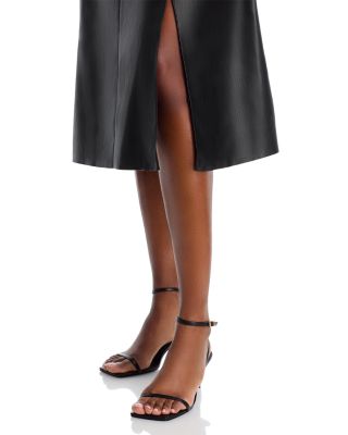 Faux Leather Skirt