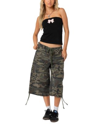 Camo Cargo Bermuda Shorts
