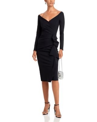 Silveria Off The Shoulder Bodycon Dress - Exclusive