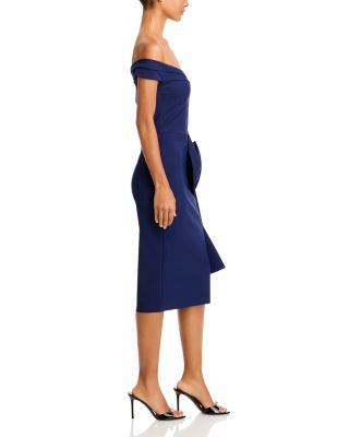 Off-the-Shoulder Cocktail Dress