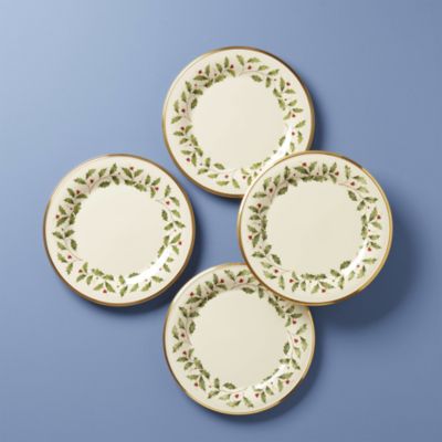 Holiday Dinnerware Dinner Plates, Set of 4