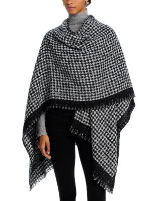Houndstooth Ruana - Exclusive