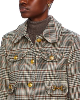 Plaid Four Pocket Jacket