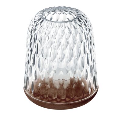Folia Small Dark Wood Lamp