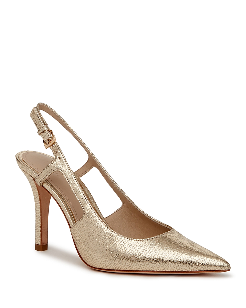 PAIGE WOMEN'S SAMARA POINTED TOE HIGH HEEL SLINGBACK PUMPS