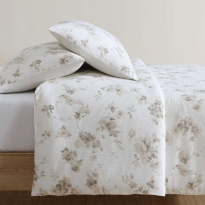 Eternity Floral Cotton Gauze 3 Piece Bedding Set