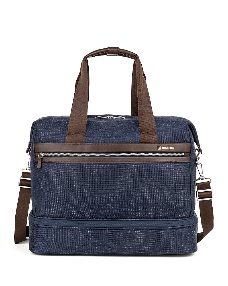Travelpro Platinum Elite Drop-bottom Weekender In True Navy