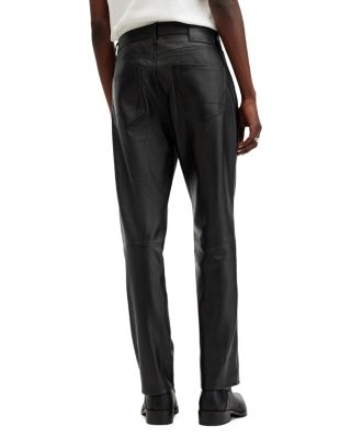 Lynch Leather Straight Fit Pants 