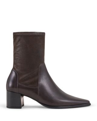 Women's Giselle Pointed Toe Block Heel Ankle Boots