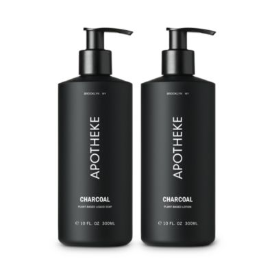 Charcoal Liquid Soap and Lotion Duo