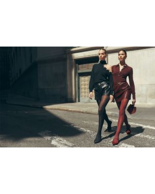 Dionne Faux Leather High Waisted Shorts