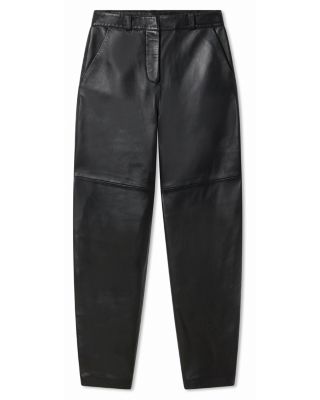 High Waist Leather Balloon Pants 