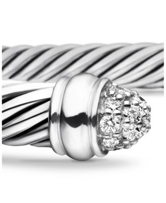Cable Classics Bracelet with Diamonds, 5mm