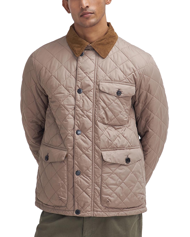 Shop Barbour Hornby Quilted Jacket In Timberwolf