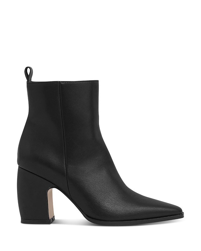 Reiss Amy Pointed Toe Bootie In Black
