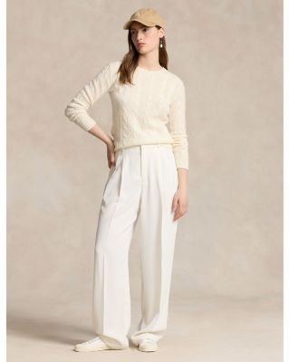 Cable Knit Cashmere Sweater