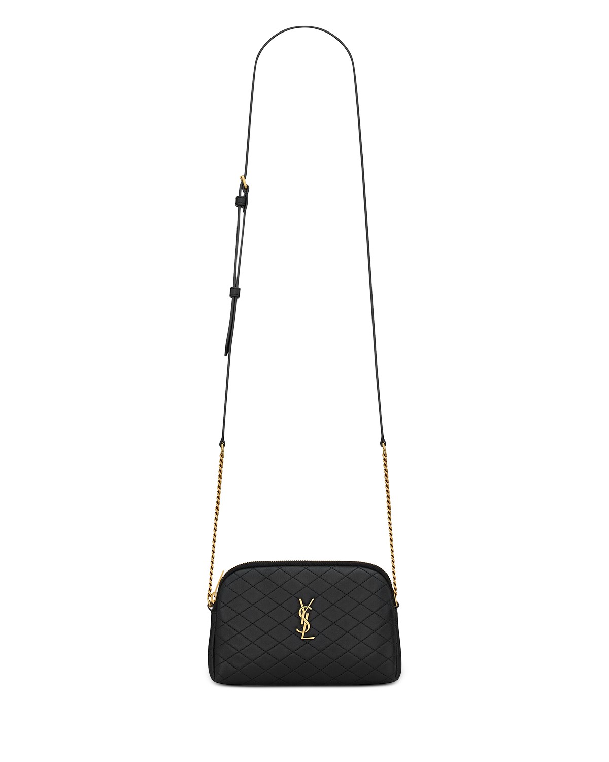 Saint Laurent Gaby Zipped Pouch in Suede