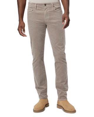 Lennox Slim Fit Corduroy Jeans in Silver Pearl