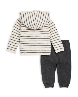 Boys' Striped Sweater Hoodie & Pants Set - Baby