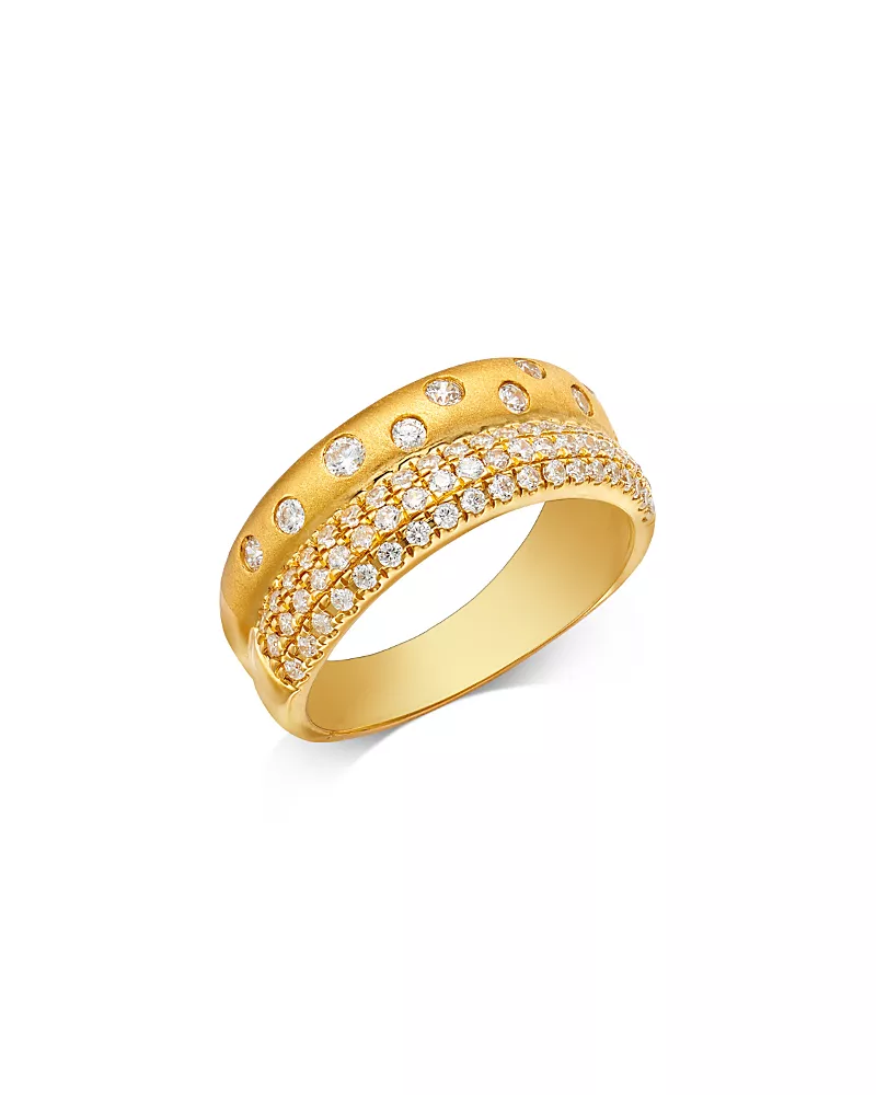 Bloomingdale's Fine Collection Diamond Stack Ring in 14K Yellow Gold, 0.62 tcw