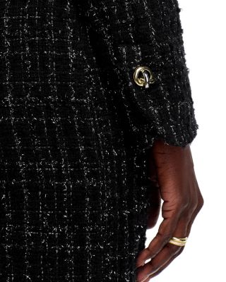 Jolena Cropped Tweed Jacket