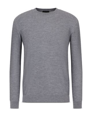 Travel Essentials Ribbed Effect Wool Sweater