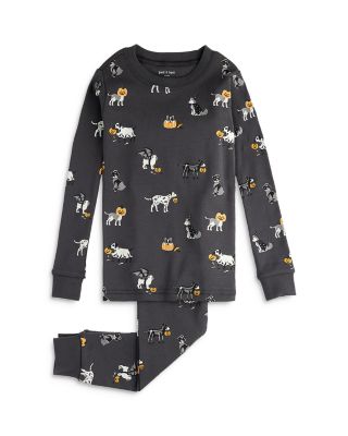 petit lem - Boys' Pumpkin Dog Printed Pajama Set - Little Kid